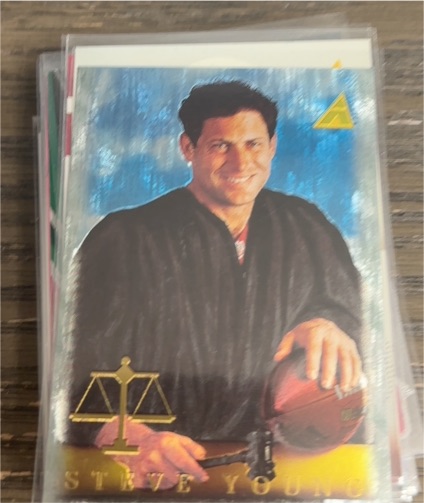 1995 Pinnacle #192 Steve Young Trophy Collection — front