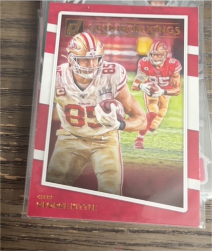 2020 Donruss Football Gridiron Kings #GK-GK George Kittle — front
