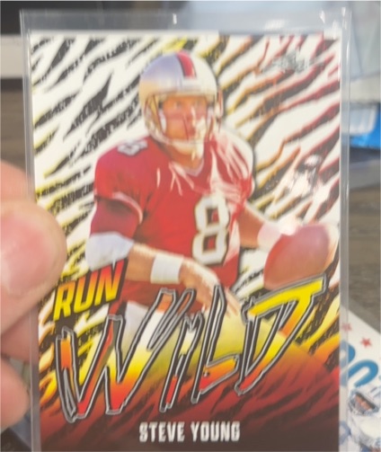 2024 Leaf Run Wild #RW-9 Steve Young — front
