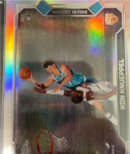 2026 Topps Chrome Moment in Time #MT-19 Kon Knueppel — front