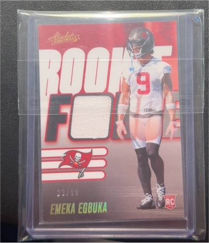 2025 Panini Absolute Rookie Force #RF-EEA Emeka Egbuka — front