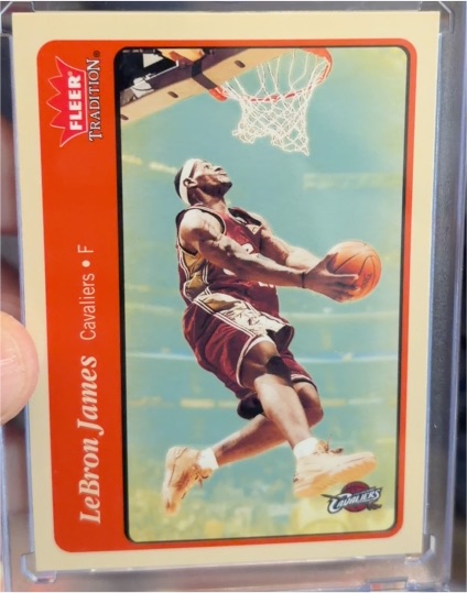 2004-05 Fleer Tradition #140 LeBron James — front