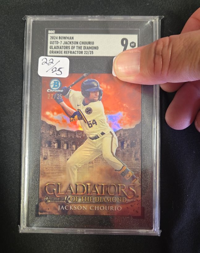 2024 Bowman Gladiators of the Diamond #GOTD-7 Jackson Chourio — front