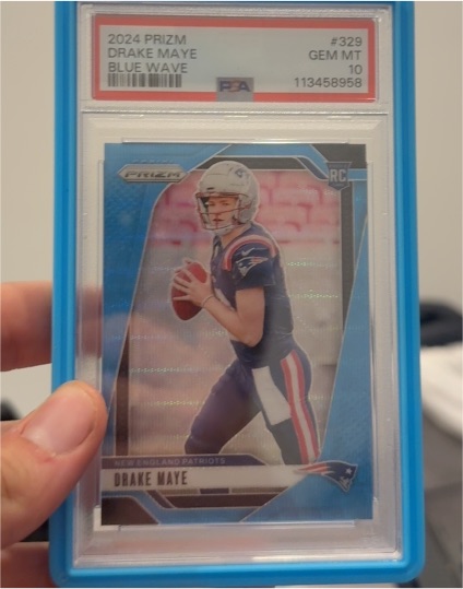 2024 Panini Prizm #329 Drake Maye — front