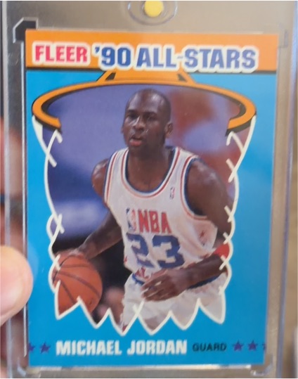 1990 Fleer '90 All-Stars #5 Michael Jordan — front