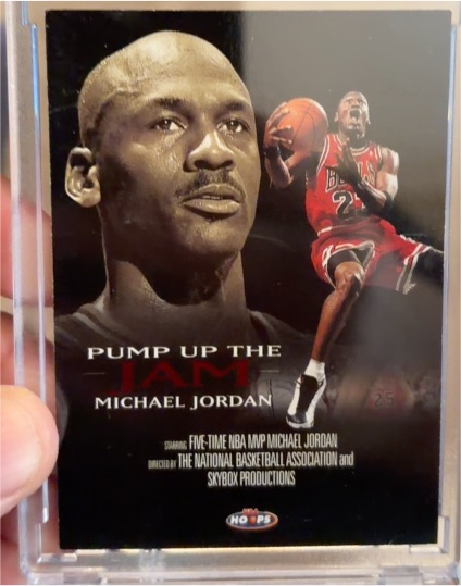 1998 Skybox #5 Pump Up The Jam Michael Jordan — front