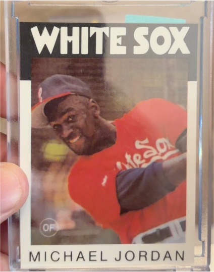 1986 Topps Style Promo #OF Michael Jordan — front