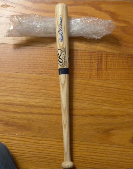 2006 Rawlings Mini Bat Eddie Robinson — front