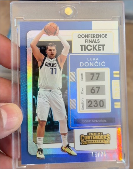 2021-22 Panini Contenders Basketball #18 Luka Dončić — front