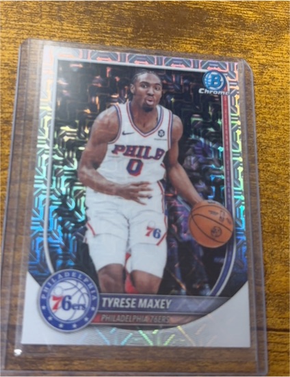 2025-26 Bowman Chrome #BCV-66 Tyrese Maxey — front