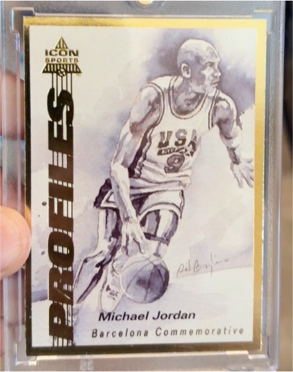 1992-93 Icon Sports Profiles Barcelona Commemorative #Bonus 6 Michael Jordan — front