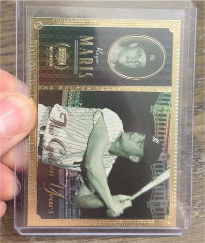 2000 Upper Deck Yankee Legends The Golden Years #GY6 Roger Maris — front