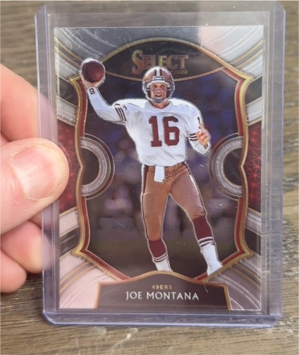 2020 Panini Select #19 Joe Montana — front