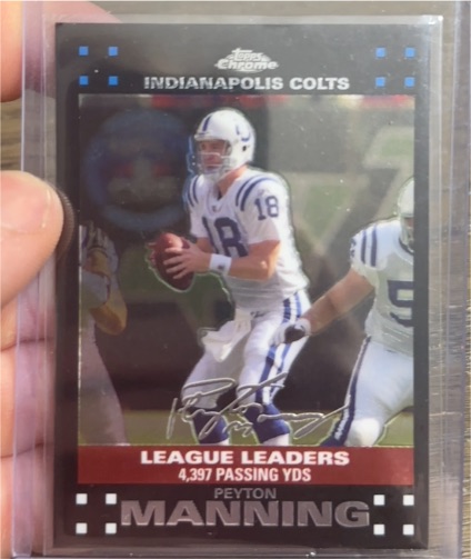 2007 Topps Chrome #TC96 Peyton Manning League Leaders — front