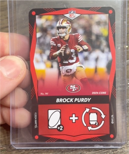 2024 Mattel UNO Elite Core Edition #141 Brock Purdy — front
