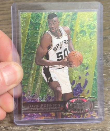 1997-98 SkyBox Metal Universe #78 David Robinson — front