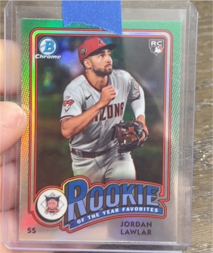 2024 Bowman Chrome #ROY-7 Jordan Lawlar Rookie of the Year Favorites — front