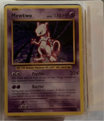2016 Pokémon #51 Mewtwo — front