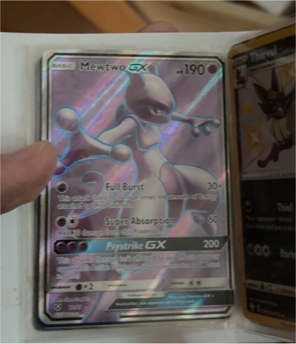 2017 Pokémon Shining Legends #72 Mewtwo GX — front