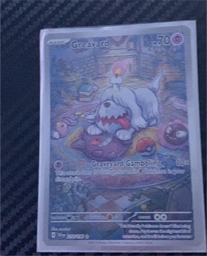 2023 Pokémon Scarlet & Violet SV01 #214 Greavard Illustration Rare Full Art Holo — front