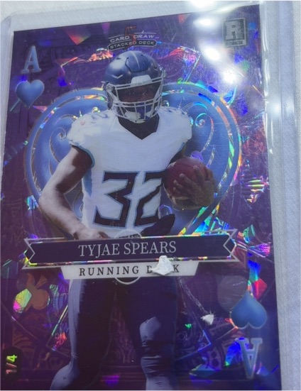 2023 Wild Card 5 Card Draw Stacked Deck #SD-TS Tyjae Spears — front