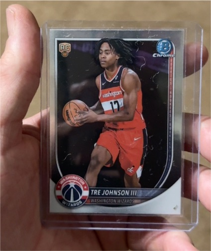2025-26 Topps Bowman Chrome #BCV-6 Tre Johnson III — front