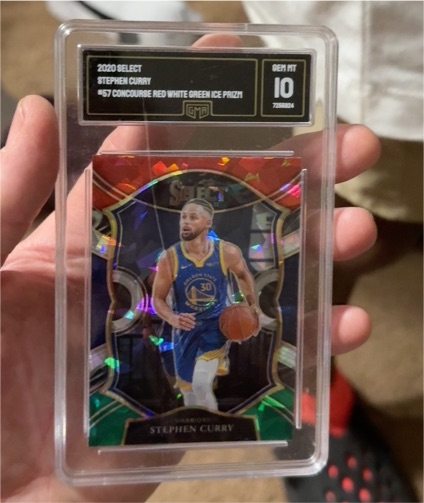 2020 Panini Select #57 Stephen Curry — front
