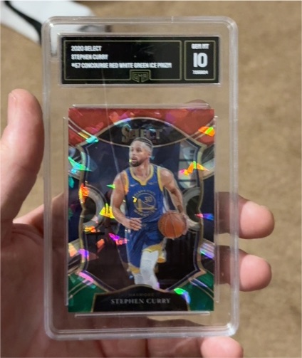 2020 Panini Select #57 Stephen Curry — front
