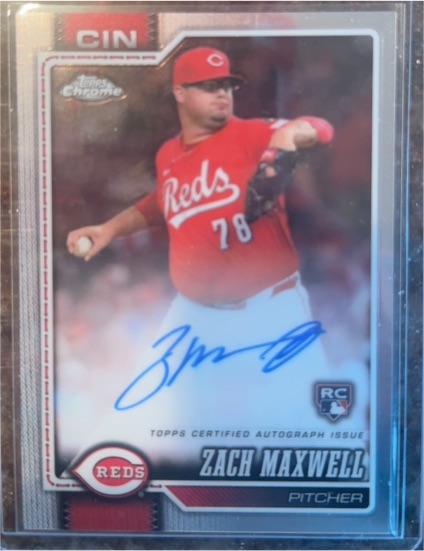 2026 Topps Chrome #RA-ZM Zach Maxwell — front