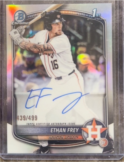 2025 Bowman Draft Chrome #CPA-EF Ethan Frey — front
