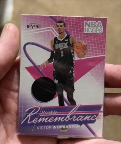 2024-25 Panini NBA Hoops #RR-VWS Victor Wembanyama Rookie Remembrance — front