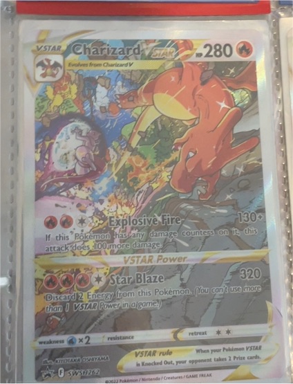 2022 Pokémon SWSH262 Charizard VSTAR — front