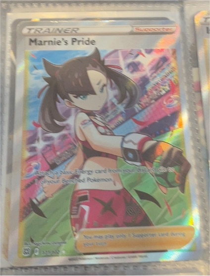 2022 Pokémon Brilliant Stars #171 Marnie's Pride — front