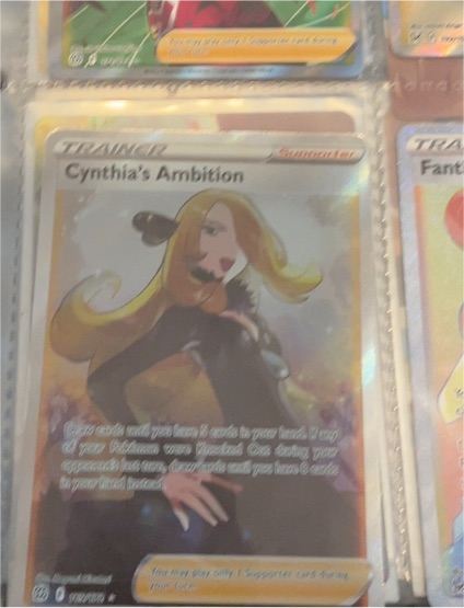 2022 Pokémon TCG Sword & Shield: Brilliant Stars #169 Cynthia's Ambition — front