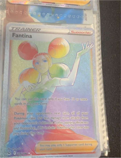 2022 Pokémon Lost Origin #206 Fantina — front