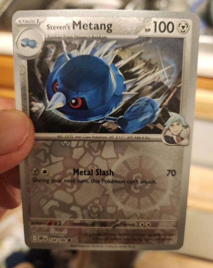2025 Pokémon #144 Steven's Metang — front