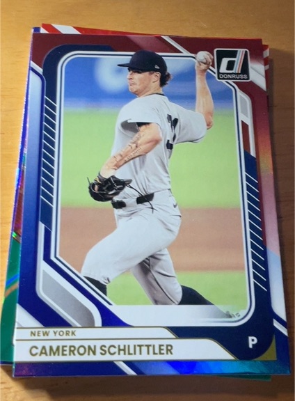 2026 Donruss #97 Cameron Schlittler — front