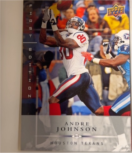 2008 Upper Deck First Edition #60 Andre Johnson — front