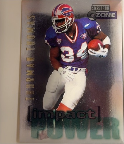 1995 SkyBox Impact #IP20 Thurman Thomas Impact Power — front