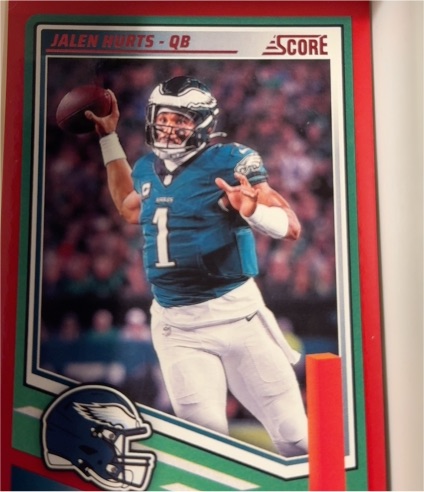 2025 Panini Score #84 Jalen Hurts — front