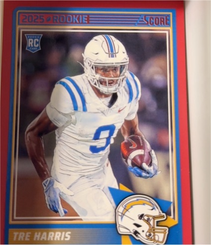 2025 Panini Score #42 Tre Harris — front