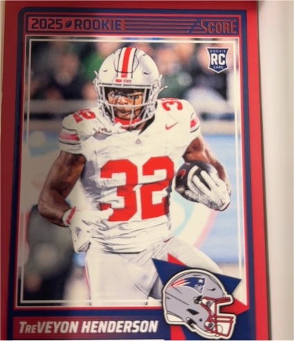 2025 Score #59 Treveyon Henderson — front