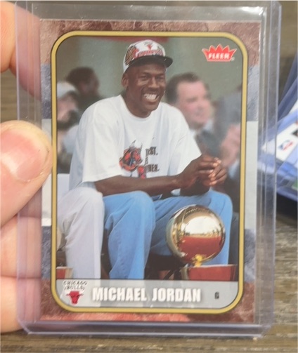 1991 Fleer #6 Michael Jordan — front