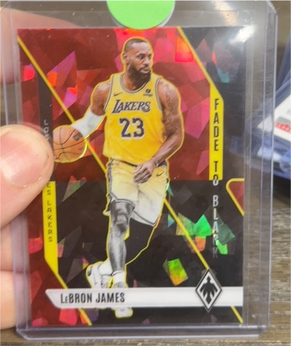 2023-24 Panini Phoenix #3 LeBron James Fade To Black — front