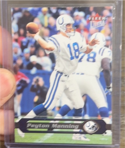 2002 Fleer Ultra #57 Peyton Manning — front