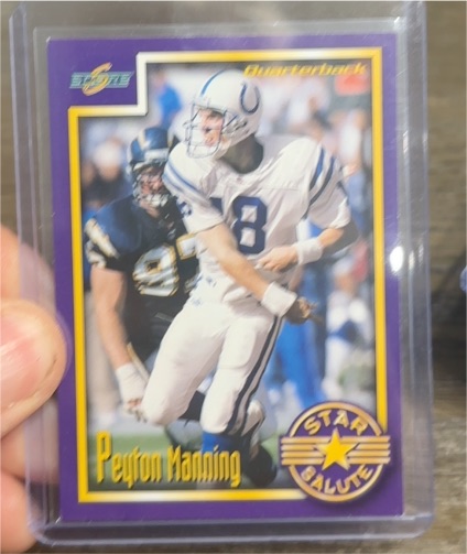 1999 Score Supplemental #S-99 Peyton Manning — front