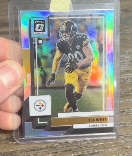 2022 Panini Donruss Optic #168 T.J. Watt — front