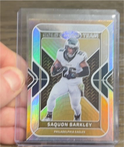 2024 Panini Certified Gold Team #GT-SBY Saquon Barkley — front