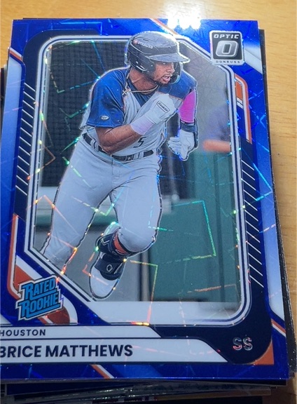 2026 Donruss Optic #38 Brice Matthews — front