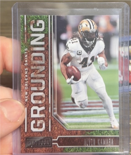 2022 Panini Playbook #G-10 Alvin Kamara Grounding — front